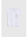 Moodo Damen-Baumwoll-T-Shirt Moodo – weiß