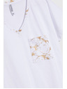 Moodo Damen-Baumwoll-T-Shirt Moodo – weiß