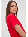 Moodo Damen-Baumwoll-T-Shirt Moodo – rot