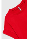 Moodo Damen-Baumwoll-T-Shirt Moodo – rot