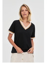 Moodo Damen-T-Shirt Moodo – schwarz