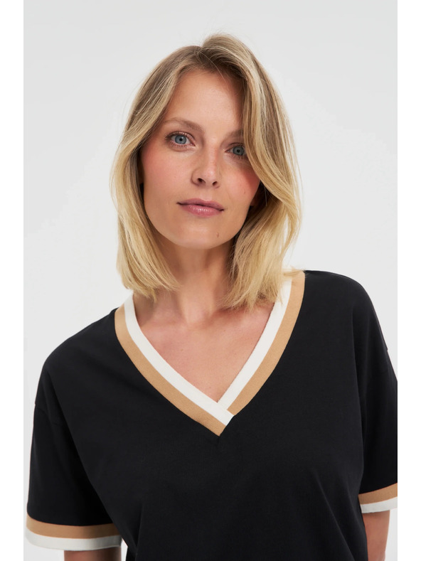 Moodo Damen-T-Shirt Moodo – schwarz