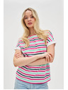 Moodo Damen gestreiftes Shirt Moodo