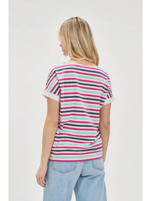 Moodo Damen gestreiftes Shirt Moodo