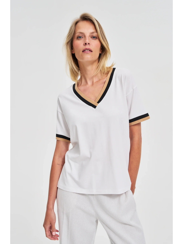 Moodo Damen-T-Shirt Moodo – weiß