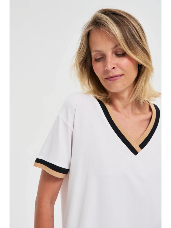 Moodo Damen-T-Shirt Moodo – weiß