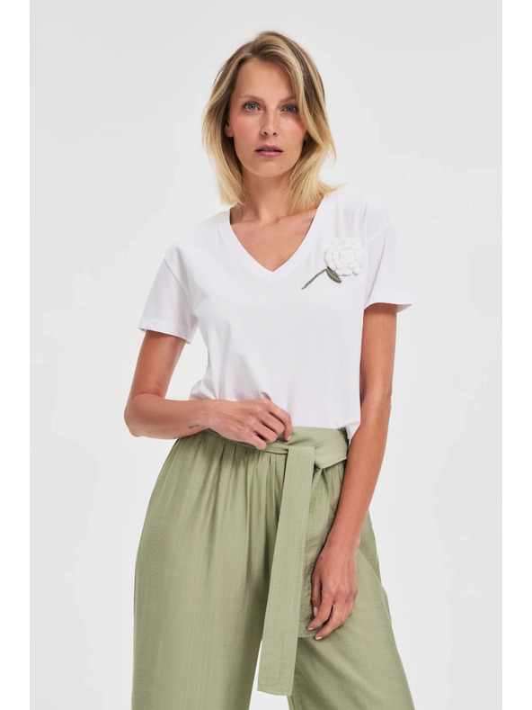 Moodo Damen-T-Shirt Moodo – weiß