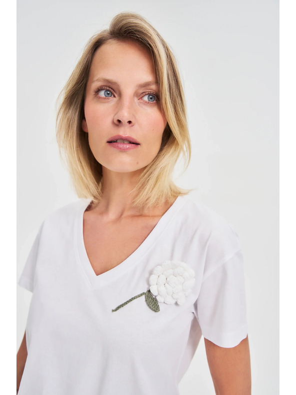 Moodo Damen-T-Shirt Moodo – weiß