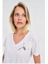 Moodo Damen-T-Shirt Moodo – weiß