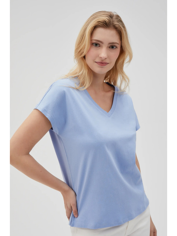 Moodo Damen-T-Shirt Moodo – blau