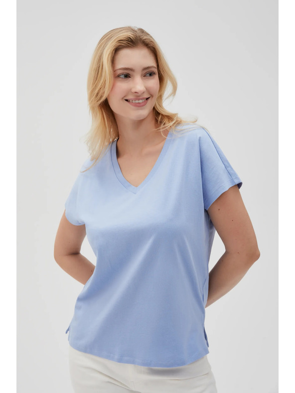 Moodo Damen-T-Shirt Moodo – blau