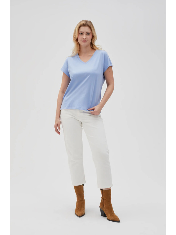 Moodo Damen-T-Shirt Moodo – blau
