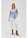 Moodo Damen-T-Shirt Moodo – blau