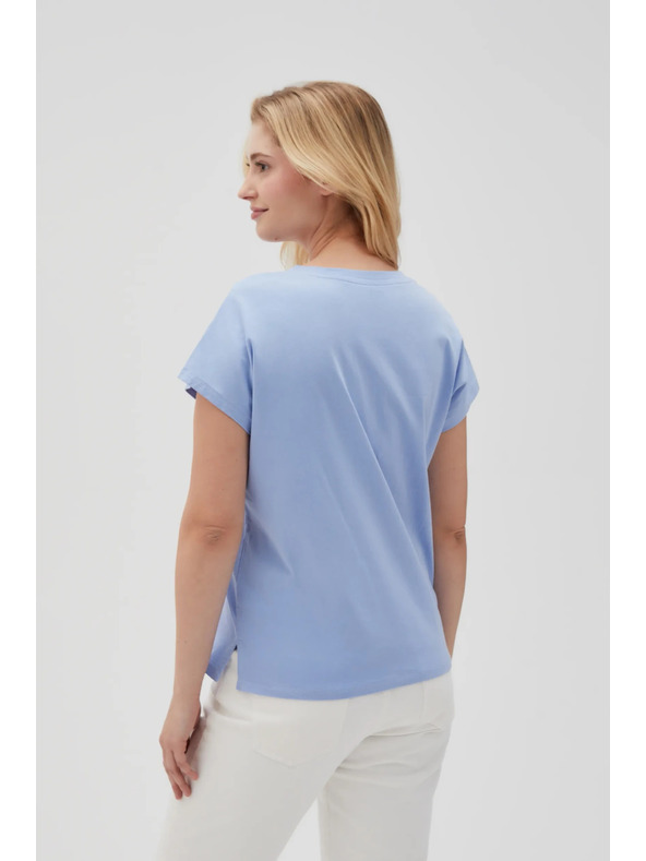 Moodo Damen-T-Shirt Moodo – blau