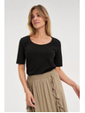 Moodo Damen-T-Shirt Moodo – schwarz