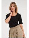 Moodo Damen-T-Shirt Moodo – schwarz