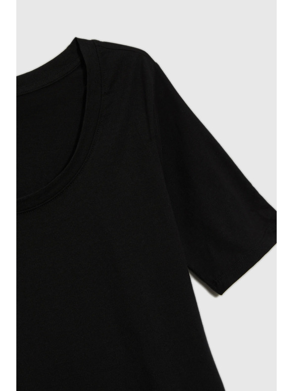 Moodo Damen-T-Shirt Moodo – schwarz