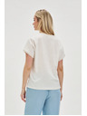 Moodo Damen-Top mit Tasche - weiß