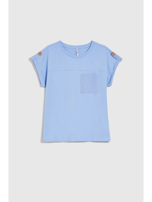 Moodo Damen-T-Shirt Moodo – hellblau