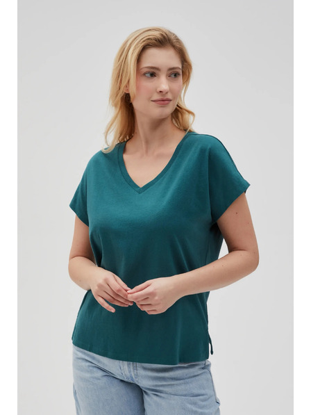 Moodo Damen-T-Shirt Moodo – petrolblau