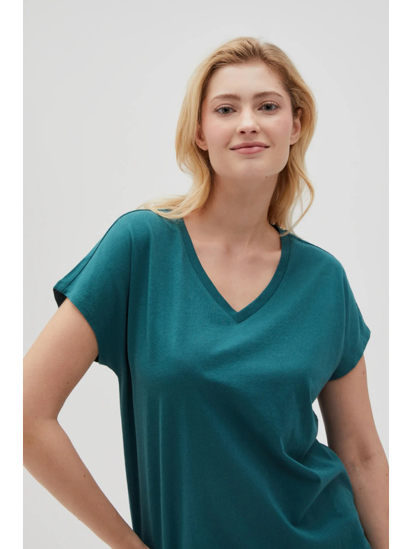 Moodo Damen-T-Shirt Moodo – petrolblau