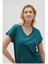 Moodo Damen-T-Shirt Moodo – petrolblau