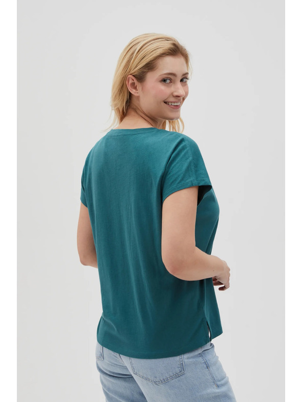 Moodo Damen-T-Shirt Moodo – petrolblau