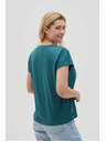 Moodo Damen-T-Shirt Moodo – petrolblau