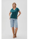 Moodo Damen-T-Shirt Moodo – petrolblau