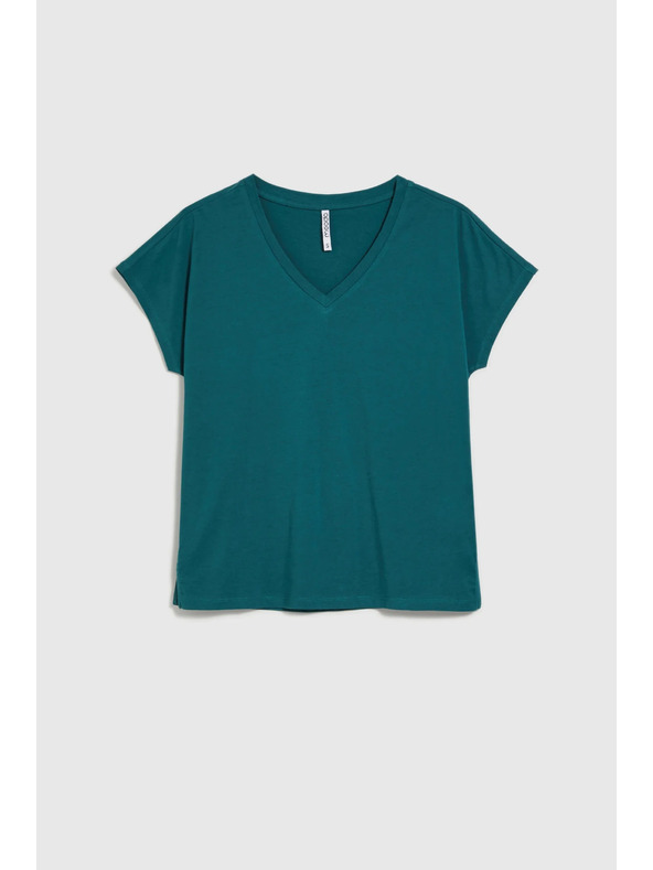 Moodo Damen-T-Shirt Moodo – petrolblau