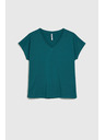 Moodo Damen-T-Shirt Moodo – petrolblau