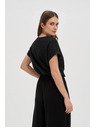 Moodo Damen-T-Shirt mit Perlen von Moodo – schwarz