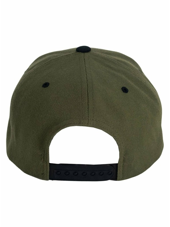 Meatfly Meatfly Basecap Flanker Snapback Adventure Olive/Schwarz