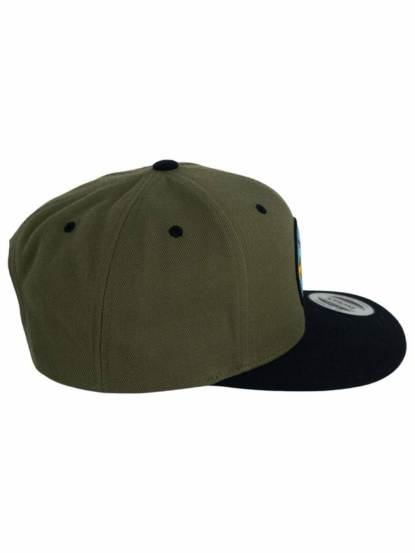 Meatfly Meatfly Basecap Flanker Snapback Adventure Olive/Schwarz