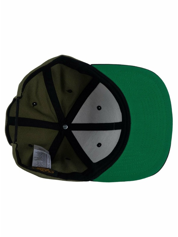 Meatfly Meatfly Basecap Flanker Snapback Adventure Olive/Schwarz