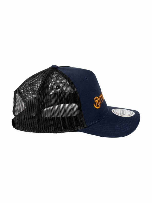 Meatfly Meatfly Basecap Shaun Trucker Navy / Braun Logo | Braun | Größe