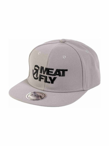Meatfly Meatfly Basecap Ness Snapback Grau / Schwarz Revital | Schwarz | Größe