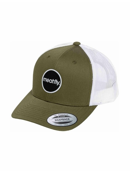 Meatfly Meatfly Basecap MF View Trucker Stickerei / Buck / Weiß | Weiß |