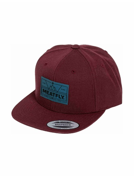 Meatfly Meatfly Basecap Hornet Snapback Live Ride / Maroon | Rot