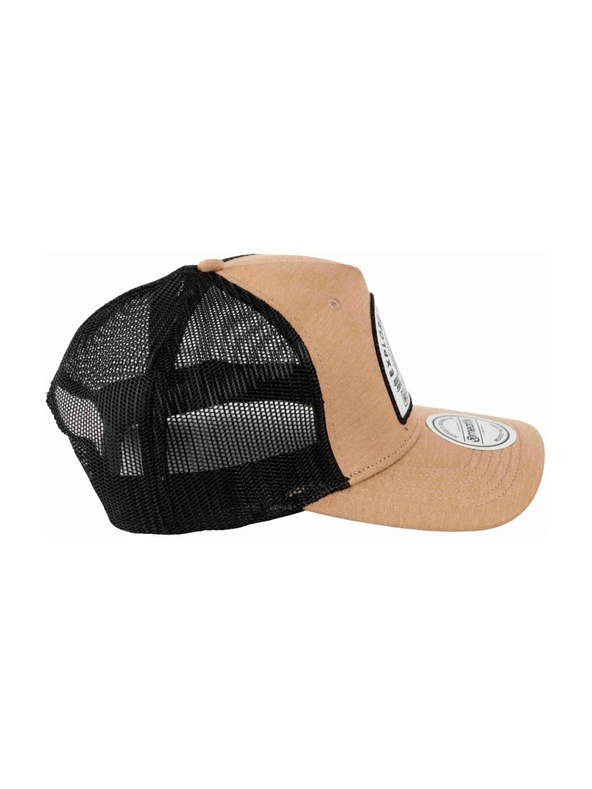 Meatfly Meatfly Basecap Corey Trucker Beige Explore | Schwarz |
