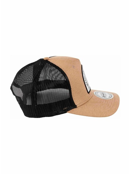 Meatfly Meatfly Basecap Corey Trucker Beige Explore | Schwarz |