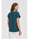 Moodo Damen-T-Shirt Moodo – petrolblau