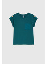 Moodo Damen-T-Shirt Moodo – petrolblau