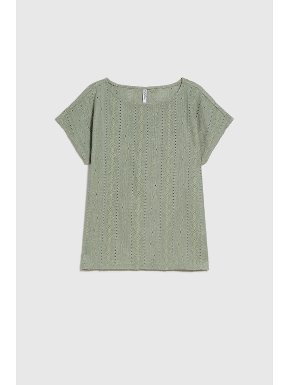 Moodo Damen T-Shirt von Moodo – olivgrün