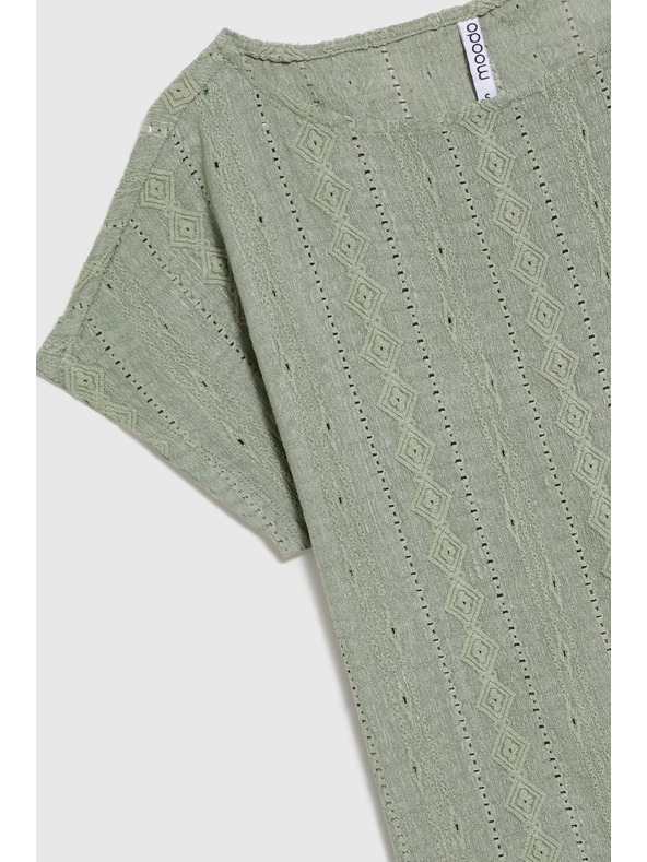 Moodo Damen T-Shirt von Moodo – olivgrün