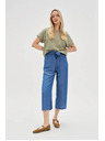 Moodo Damen Top mit Tasche von Moodo – olivgrün