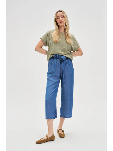 Moodo Damen Top mit Tasche von Moodo – olivgrün