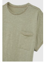 Moodo Damen Top mit Tasche von Moodo – olivgrün