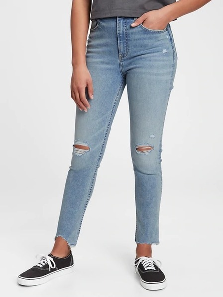GAP Teen Jeans sky high rise skinny ankle GAP