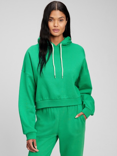 GAP Sweatshirt cropped mit Kapuze GAP